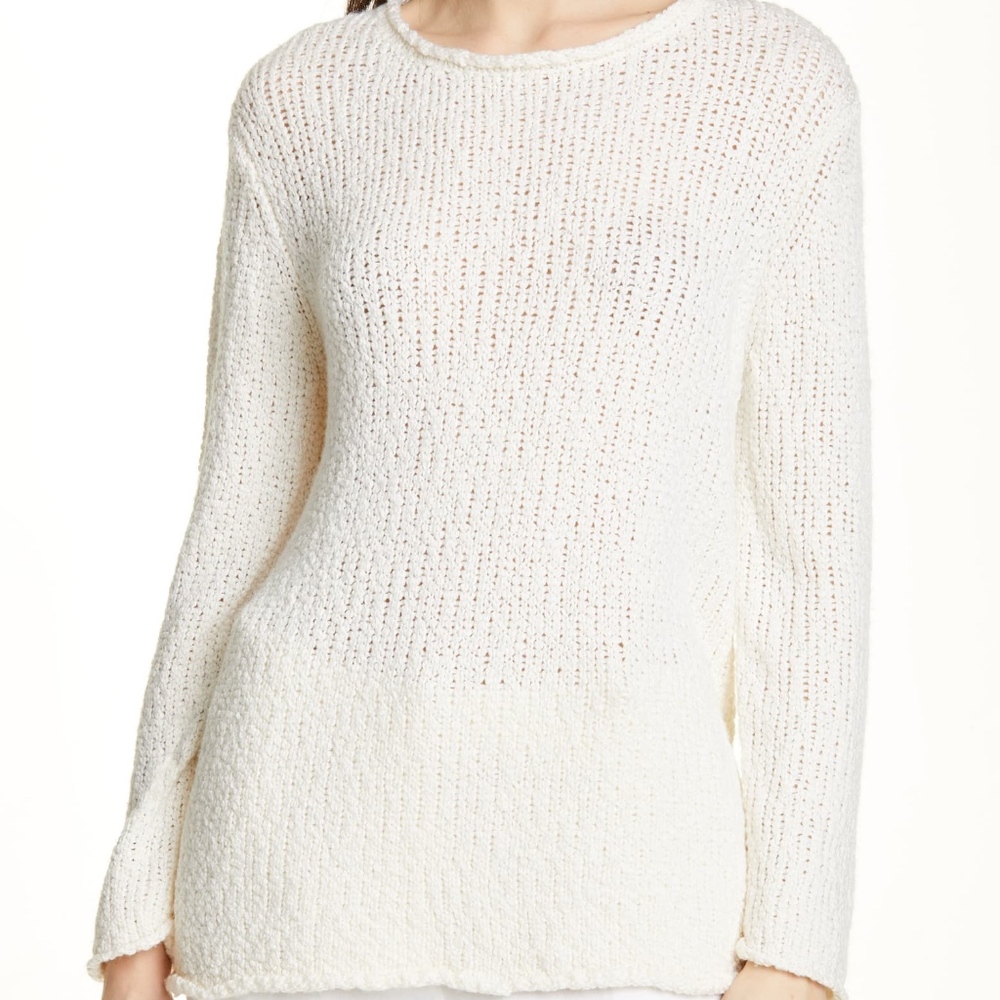JENNI KAYNE Wool & Silk Blend Sweater
